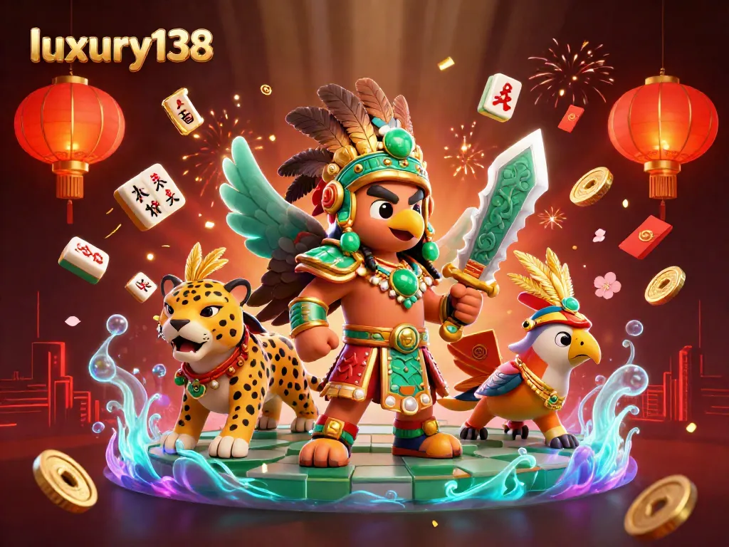 Experience the thrill of luxury138 with vibrant 3D casino animation, capturing dynamic gaming excitement.