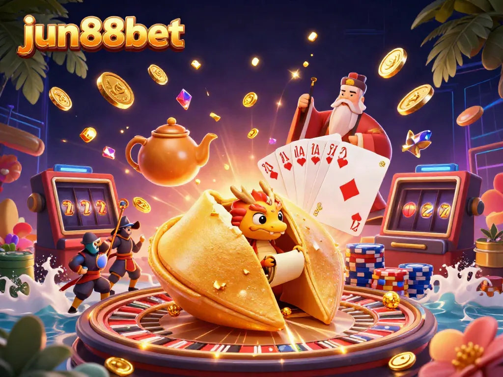 Experience winning moments with jun88bet in a vibrant, dynamic 3D casino scene.